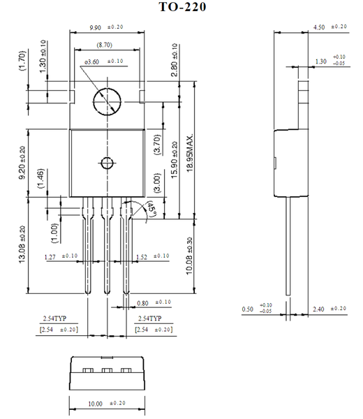 IC nguồn KA7805 7805 TO-220 chính hãng Fairchild