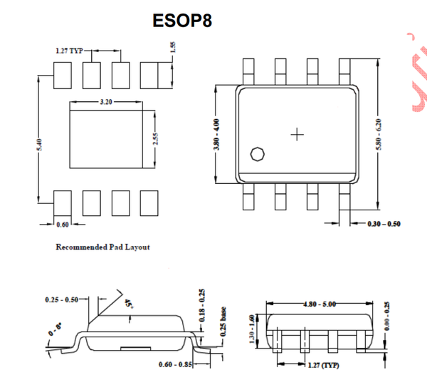 1x Circuit Intégré STI8035BE / S8035BE - Boîtier SOP8 - Neuf, Dans Son Emballage