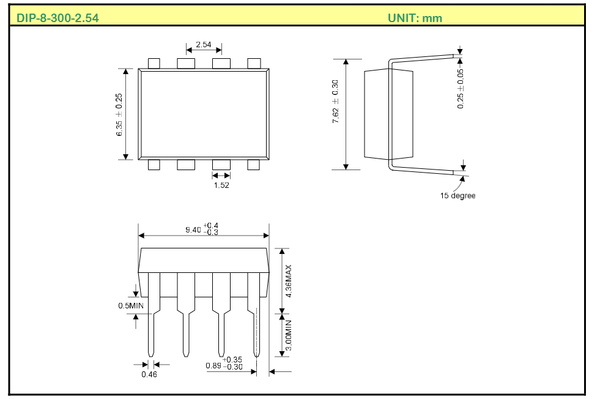 IC nguồn SD6863 6863 DIP-8 chính hãng Silan
