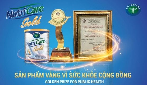 Nutricare vinh dự nhận Cup Vàng “Sản phẩm Vàng vì sức khỏe cộng đồng” 2019