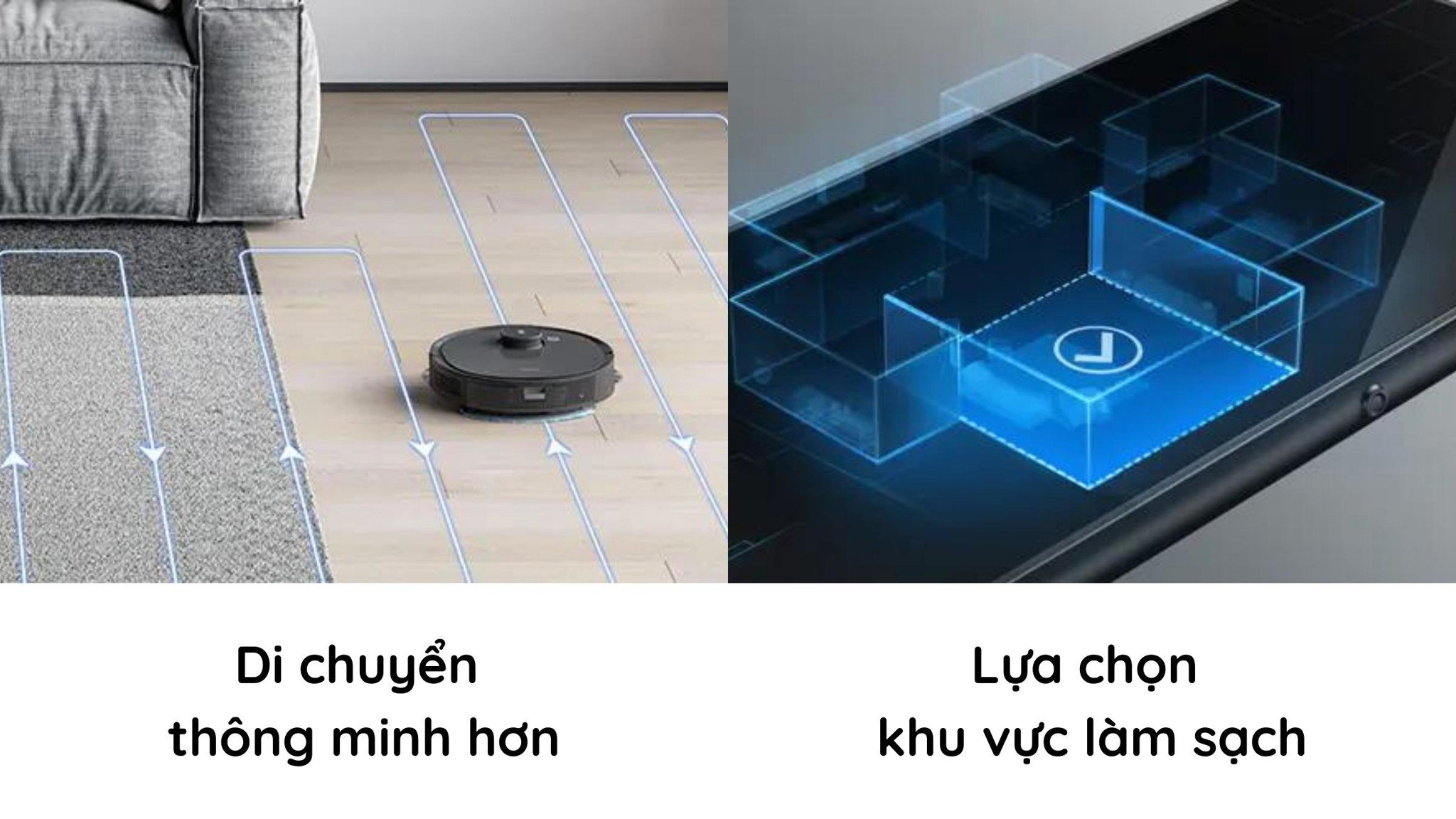 robot hút bụi ecovacs t8 aivi plus