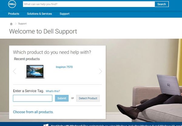 Tôi có thể tìm thấy Service Tag ở đâu trên laptop Dell?
