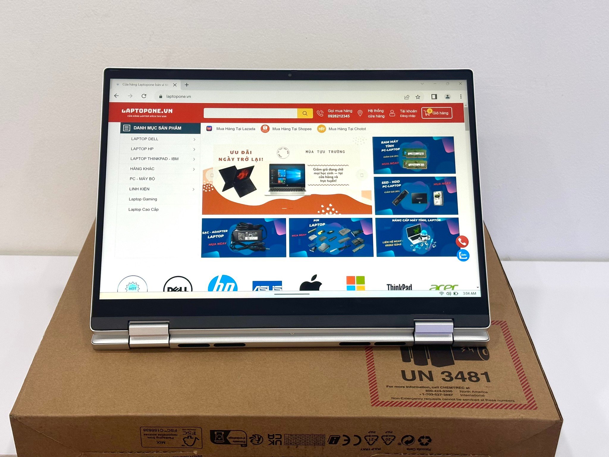 LAPTOP CŨ QUẬN TÂN BÌNH TPHCM GIÁ RẺ GIẢM 20% MUA ONLINE