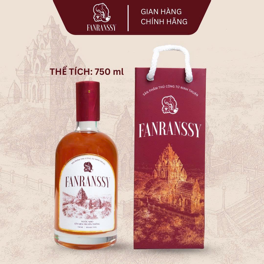 FANRANSSY – Nước Nho Đỏ Lên Men Truyền Thống Ninh Thuận