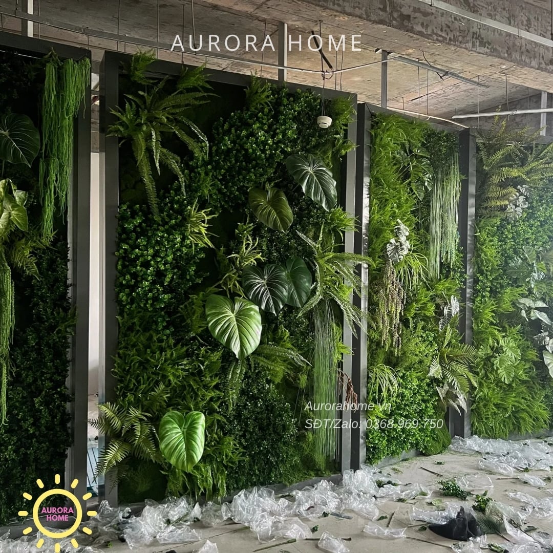 Nghệ Thuật Lựa Chọn Tường Cây Giả Đẹp Sáng Tạo Cần Biết Trước Khi Làm Tường Cây