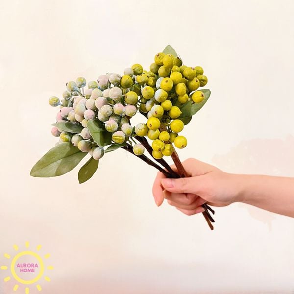Hoa giả cao cấp hoa cành hoa đậu kết | Aurora Home