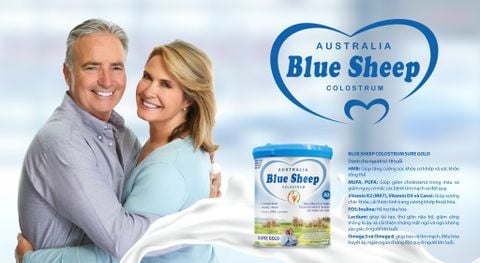 Sữa Blue Sheep Colostrum Sure Gold bổ sung MUFA và PUFA - bí quyết khỏe mạnh cho người cao tuổi