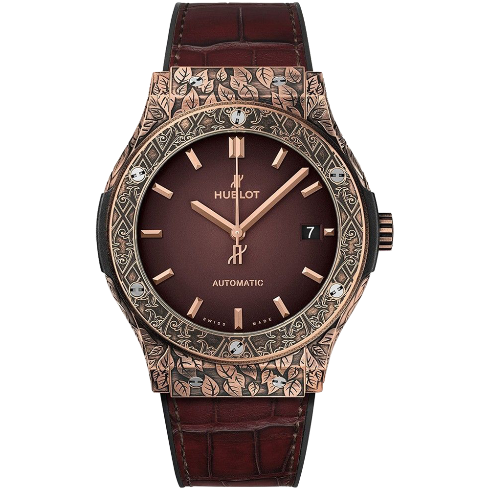 CẬN CẢNH MẪU ĐỒNG HỒ HUBLOT CLASSIC FUSION FUENTE PHIÊN BẢN KING GOLD