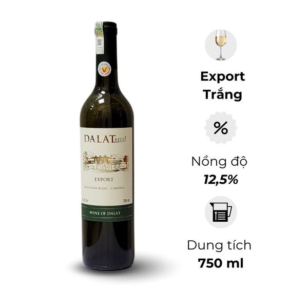 Ruou-Vang-Dalatbeco-Export-Trang-750-ml-12,5%-Vol