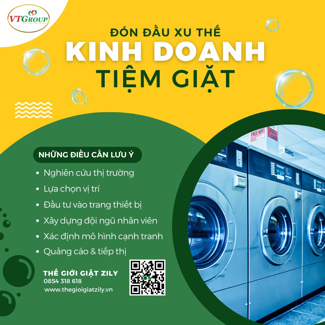 Cửa hàng giặt sấy (là) - Kinh doanh đón đầu xu thế