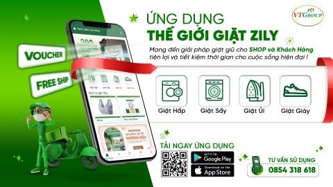 Ứng dụng Thế giới giặt Zily - Giải pháp tuyệt vời cho cửa hàng giặt