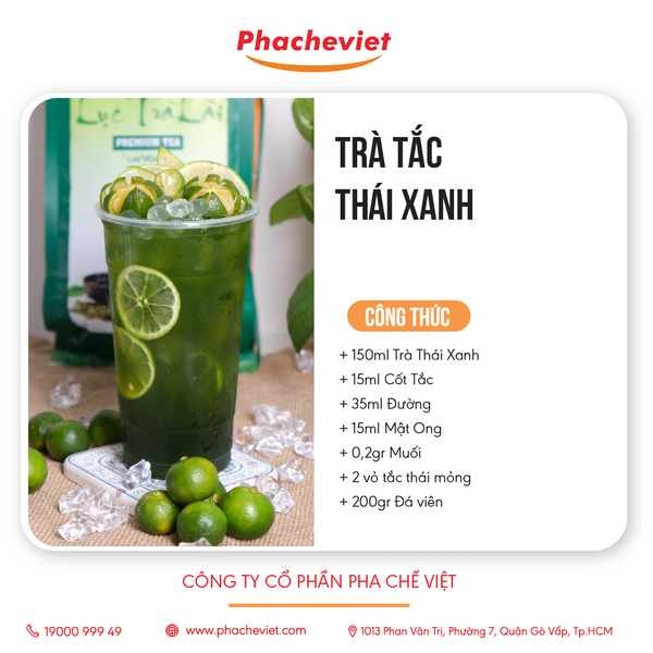 Cách Làm Trà Tắc Thái Xanh Ngon Tuyệt Đỉnh Tại Nhà