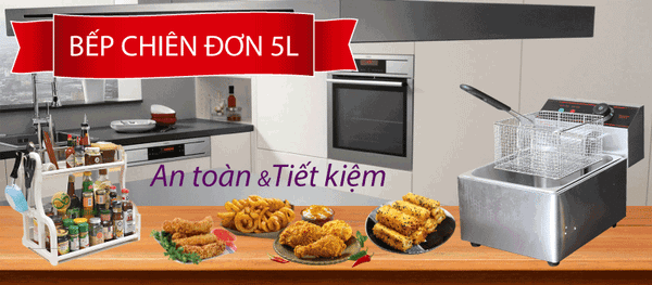 Bếp Chiên Đơn - Loại Dày ZL81 (Thùng 4c)