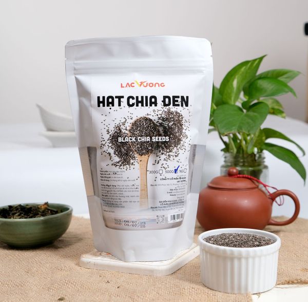 Hạt Chia Đen Lạc Vương 500G