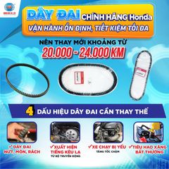 4 DẤU HIỆU CẢNH BÁO DÂY ĐAI CẦN THAY THẾ