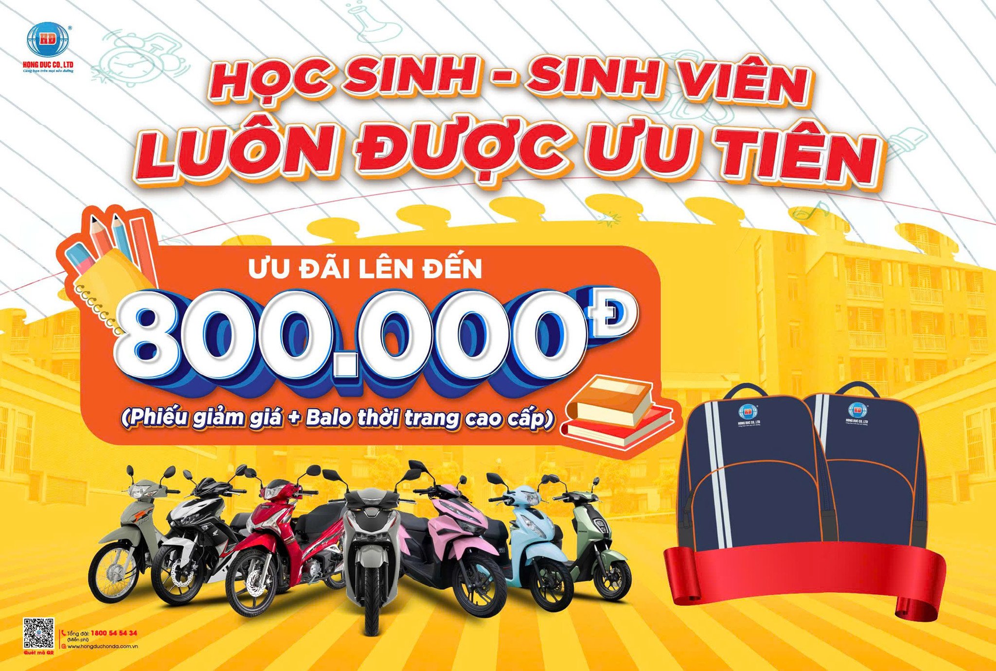 HỌC SINH - SINH VIÊN LUÔN ĐƯỢC ƯU TIÊN