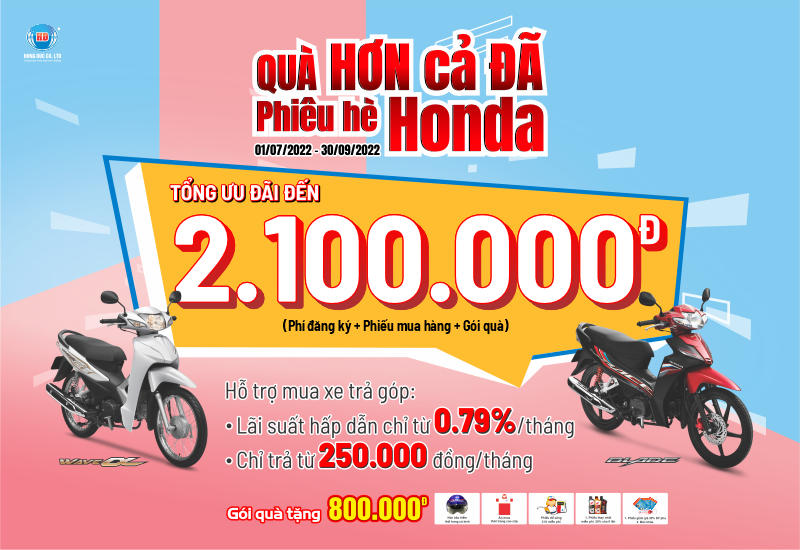 QUÀ HƠN CẢ ĐÃ - PHIÊU HÈ Honda