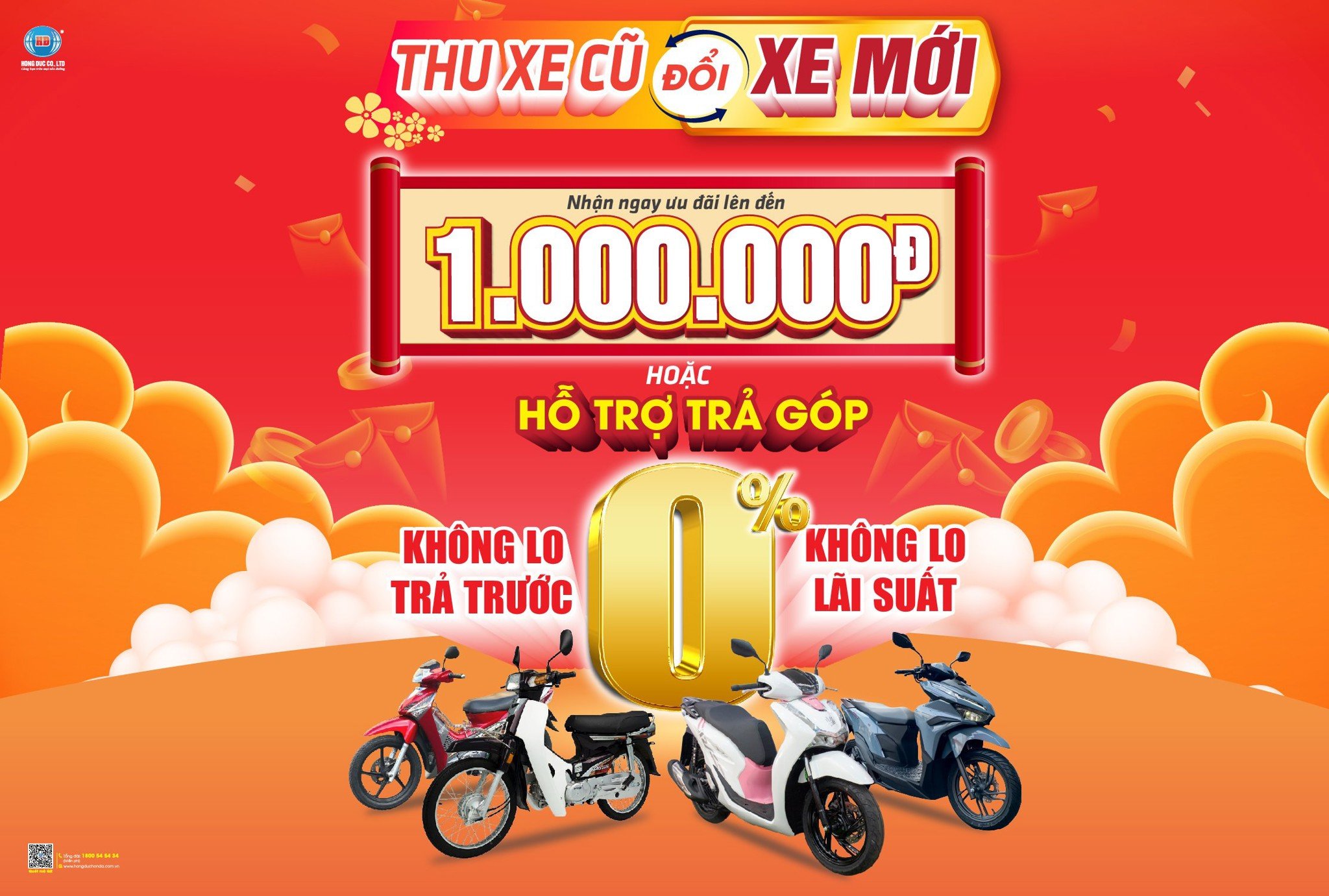 THU XE CŨ ĐỔI XE MỚI ƯU ĐÃI NGAY 1.000.000 đồng