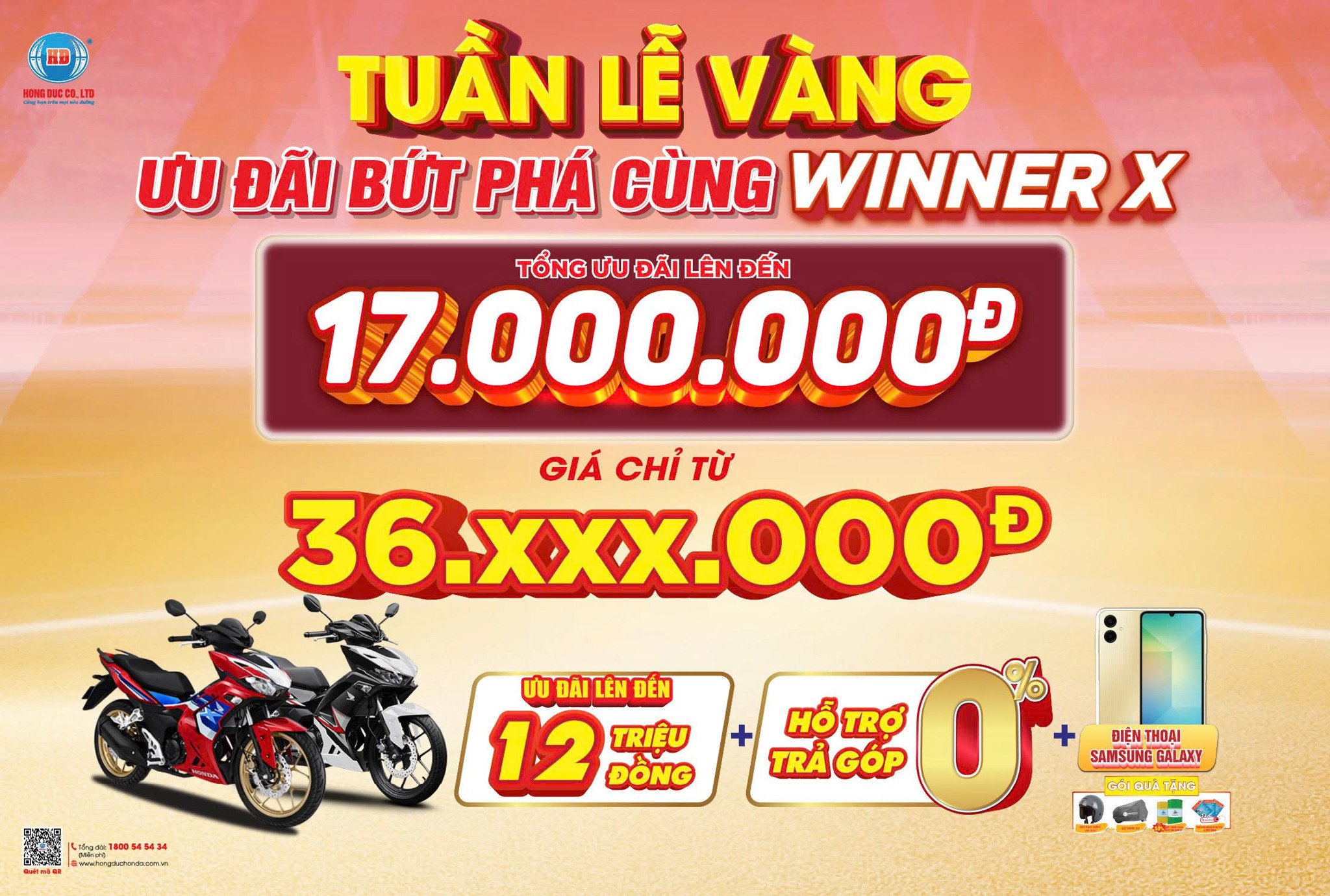 TUẦN LỄ VÀNG ƯU ĐÃI BỨT PHÁ CÙNG WINNER X