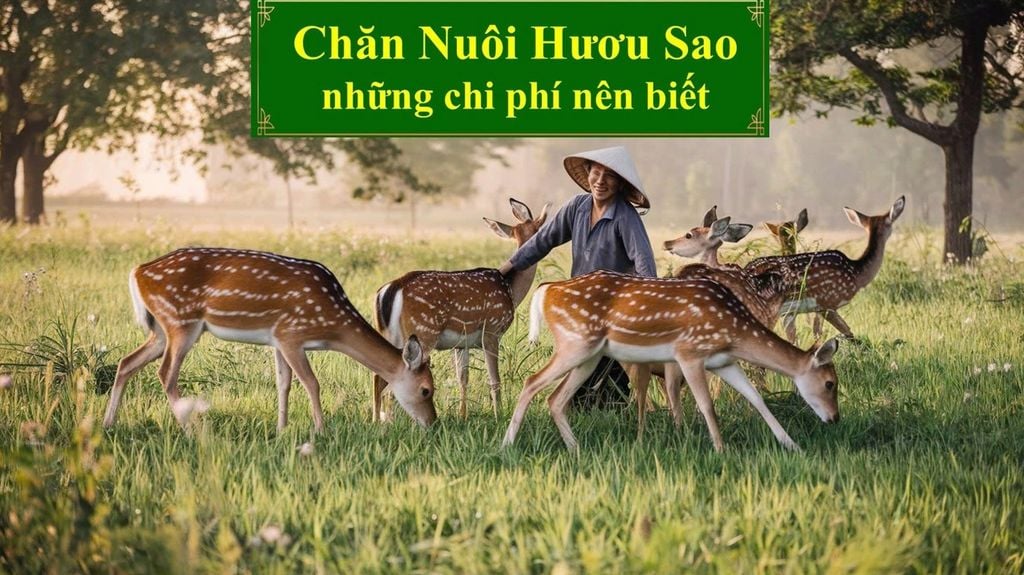 HƯƠU GIỐNG - CHĂN NUÔI HƯƠU SAO NHỮNG CHI PHÍ NÊN BIẾT