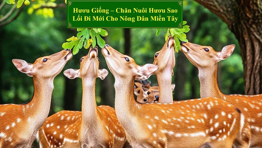 HƯƠU GIỐNG - CHĂN NUÔI HƯƠU SAO LỐI ĐI MỚI CHO NÔNG DÂN MIỀN TÂY