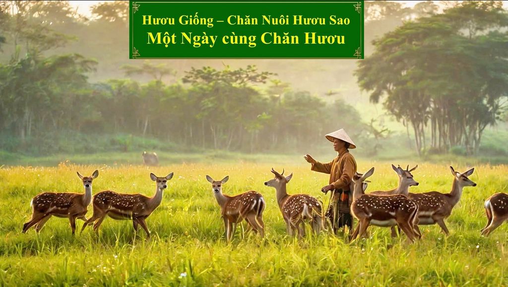 HƯƠU GIỐNG - CHĂN NUÔI HƯƠU SAO MỘT NGÀY CÙNG CHĂN HƯƠU