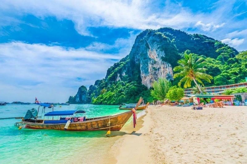 Bãi biển thiên đường ở Krabi, Thái Lan - Ton sai