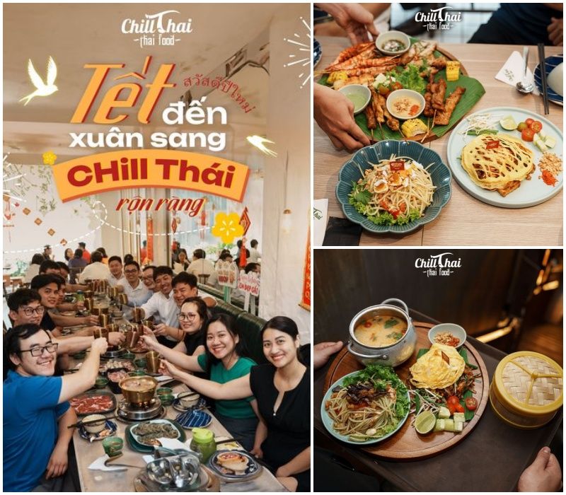 Đến ChillThai - Chill Xuân Hái Lộc