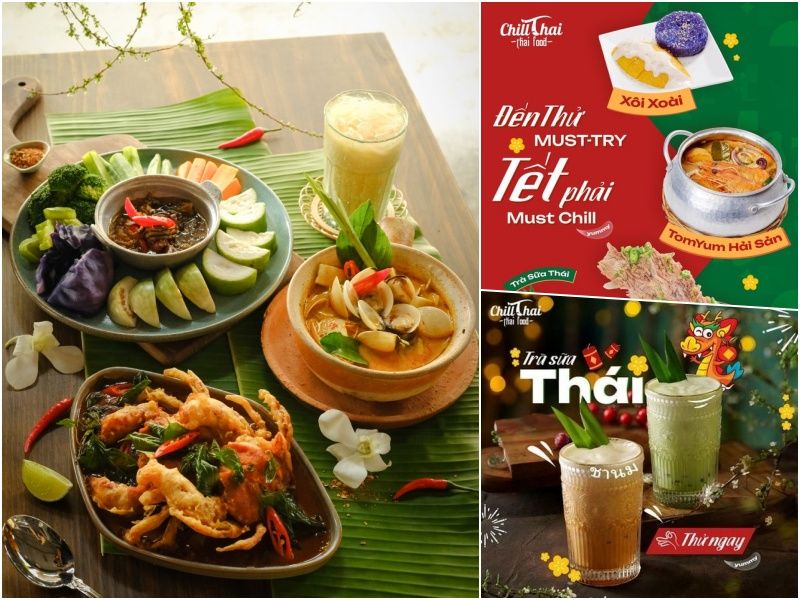 Chill Thái Sài Gòn: Thưởng thức ẩm thực Thái cho cuộc vui mỗi ngày
