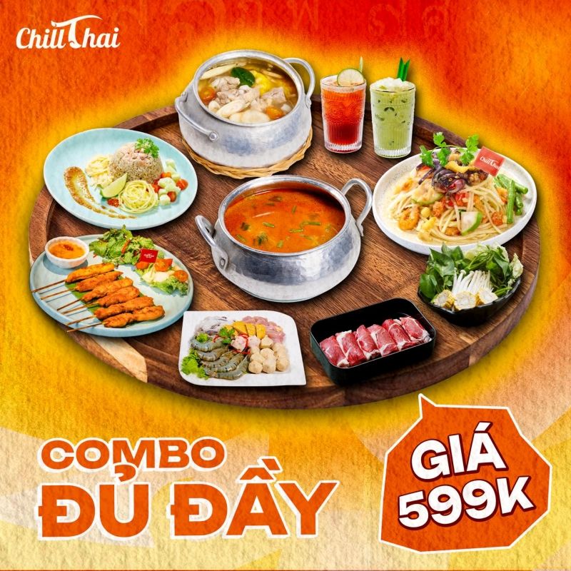 Combo đủ đầy dành cho 6 khách 599k