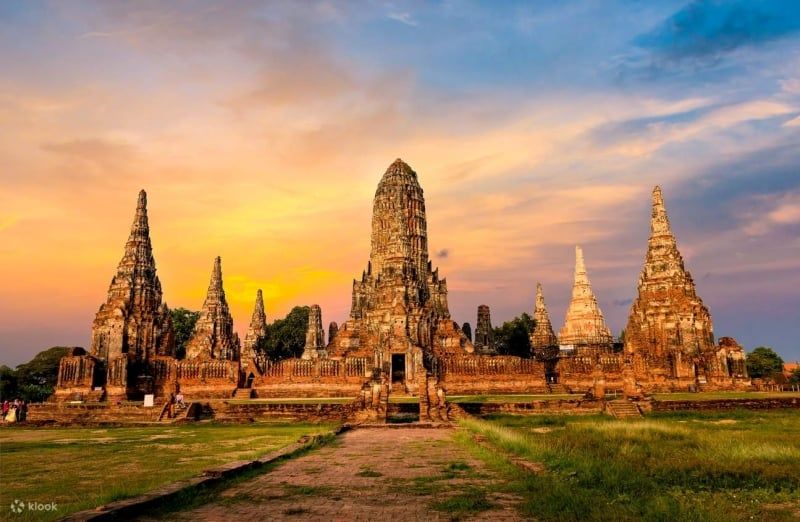 Khám phá công viên lịch sử Ayutthaya ở Thái Lan