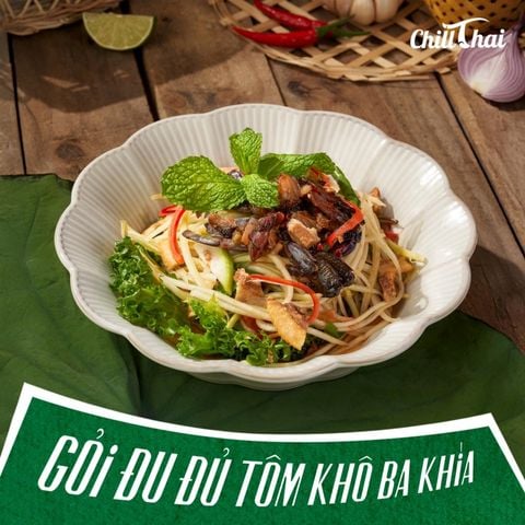 Gỏi đu đủ tôm khô ba khía - Thưởng thức ngay!