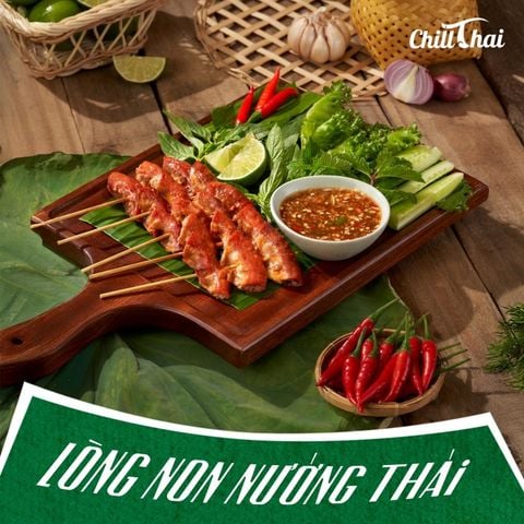 Lòng non nướng Thái - Hương vị đường phố 