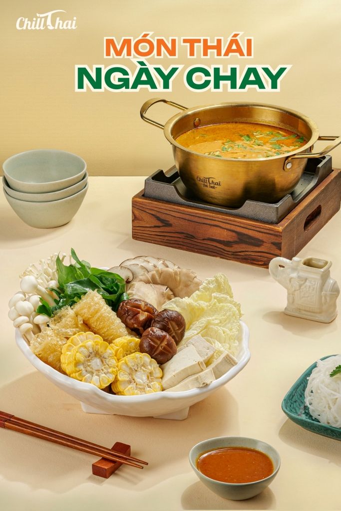 Tháng chay an lạc - vị Thái thanh tịnh tại Chill