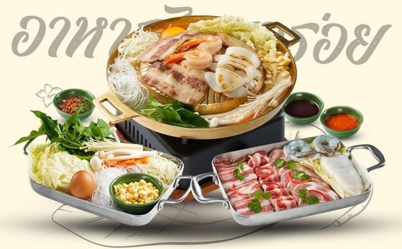 Mookata – Món lẩu nướng độc đáo, sự kết hợp tinh tế