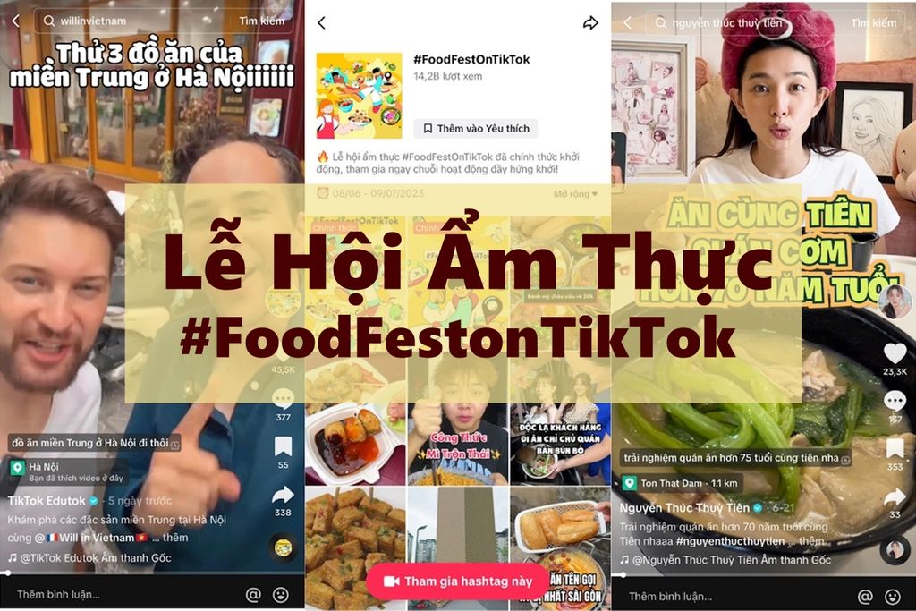 Lễ hội ẩm thực #FoodFestonTikTok góp phần lan tỏa nét đặc trưng trong văn hoá ẩm thực châu Á