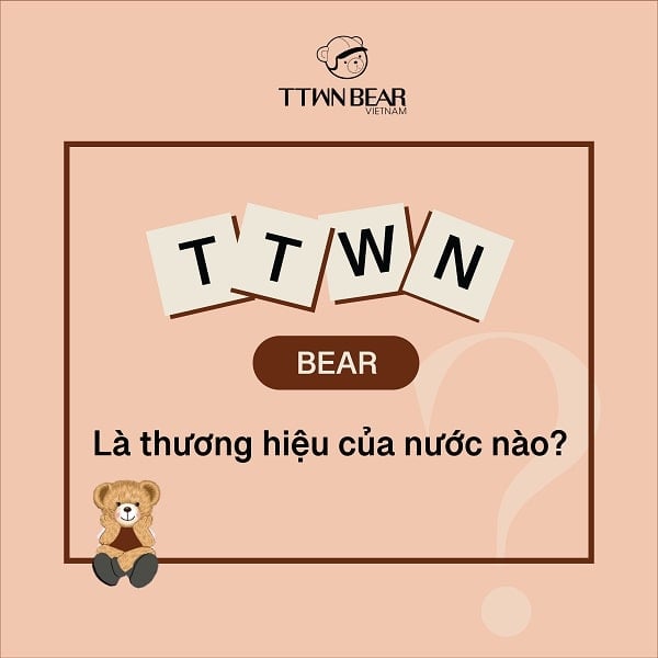 thương hiệu TTWN bear