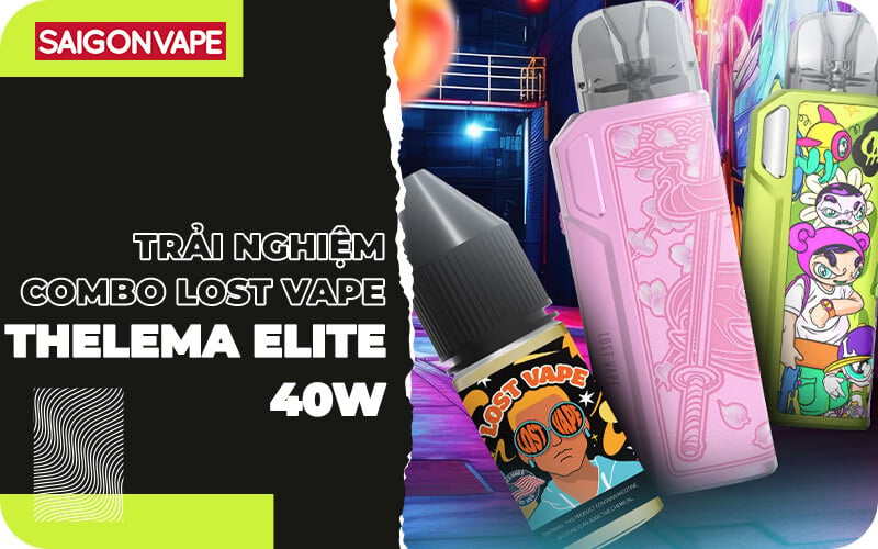 Trải Nghiệm Combo Lost Vape Thelema Elite 40W Mystery Edition