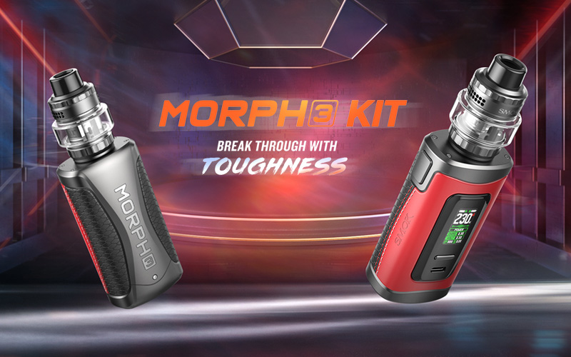 SMOK Nâng Cấp Dòng Vape Kit Mạnh Nhất Của Hãng Với Morph 3 230W Kit