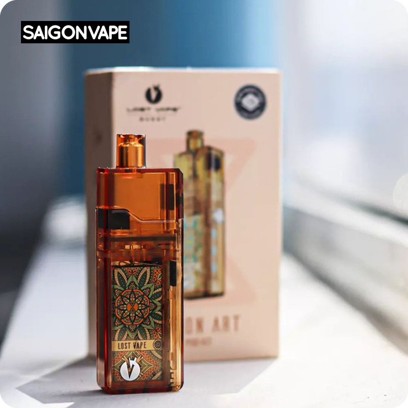 vape pod màu cam