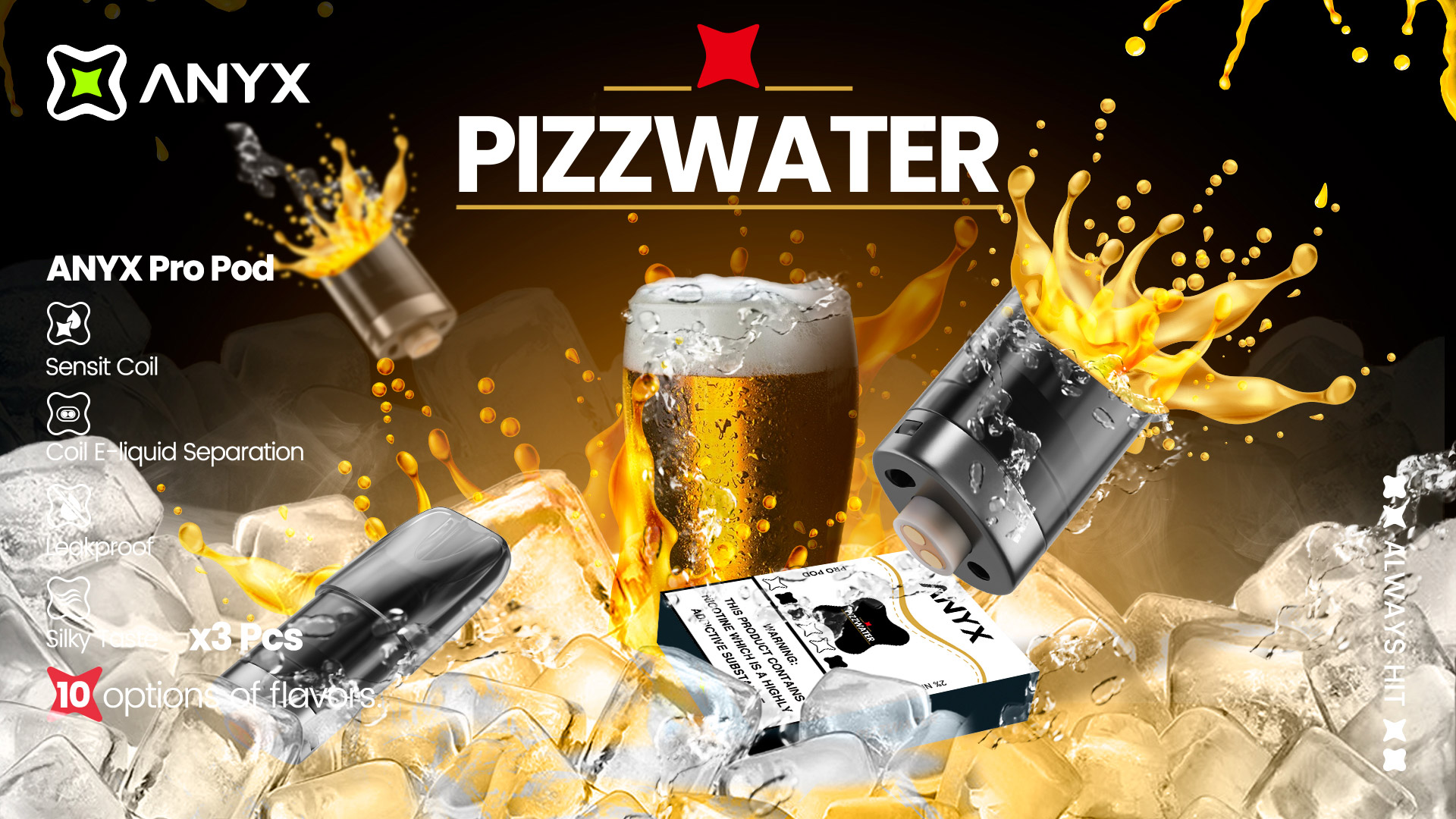 đầu anyx Pizzwater