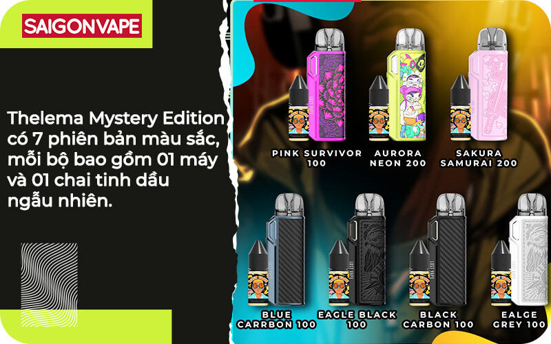 Combo Lost Vape Thelema Mystery Edition co gi