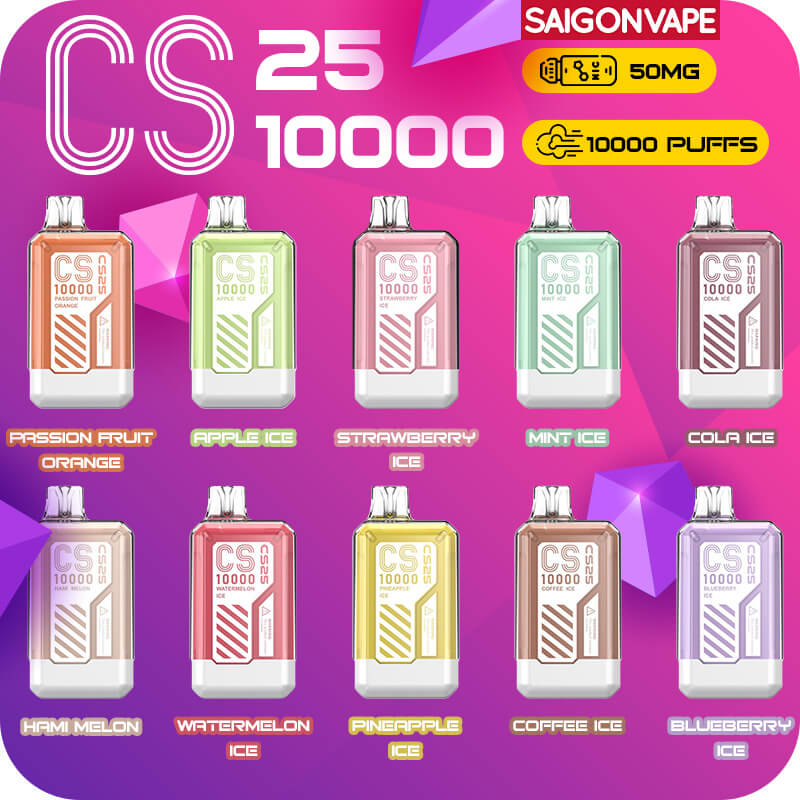 Menu CS25 CS10000 Pod