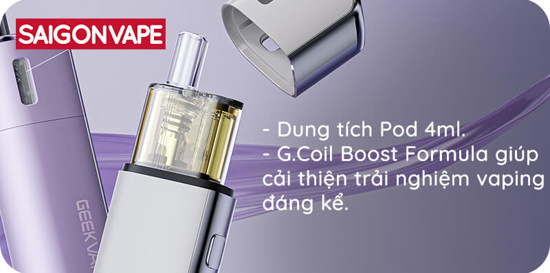 Dung tich dau Pod Geekvape Soul 4ml