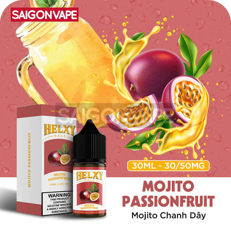 Juice Helxy vi Mojito Chanh Day