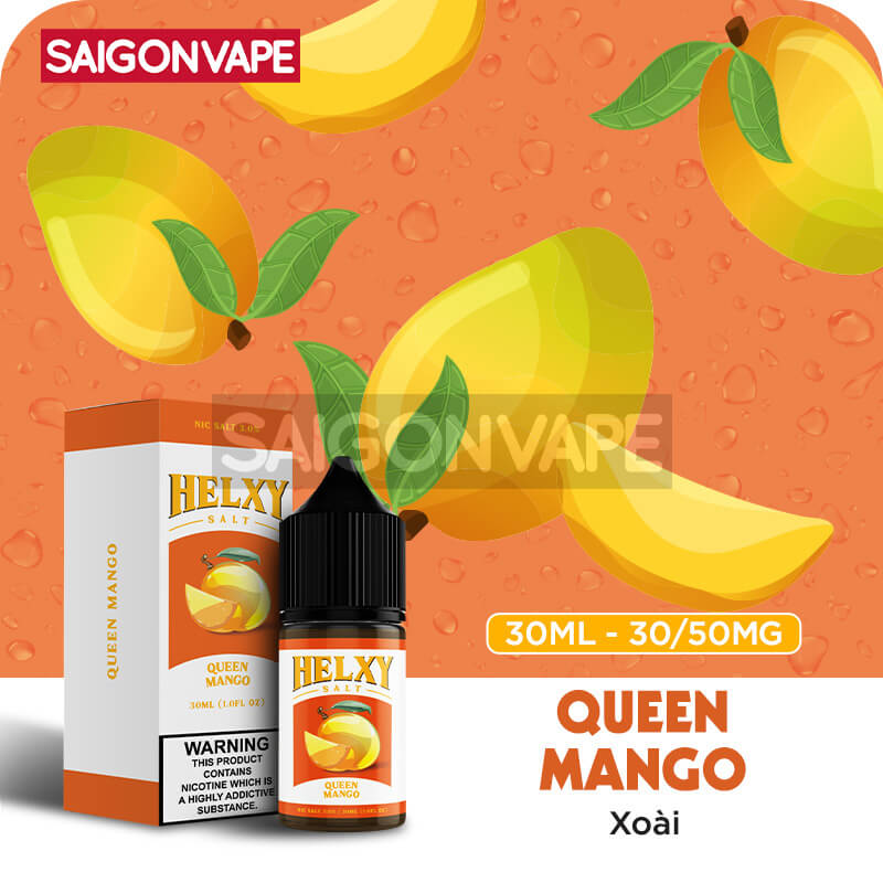 Juice Pod Helxy vi Queen Mango chinh hang