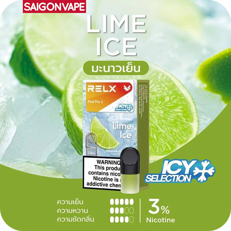 Dau Pod san dau Relx Pro 2 vi Lime Ice