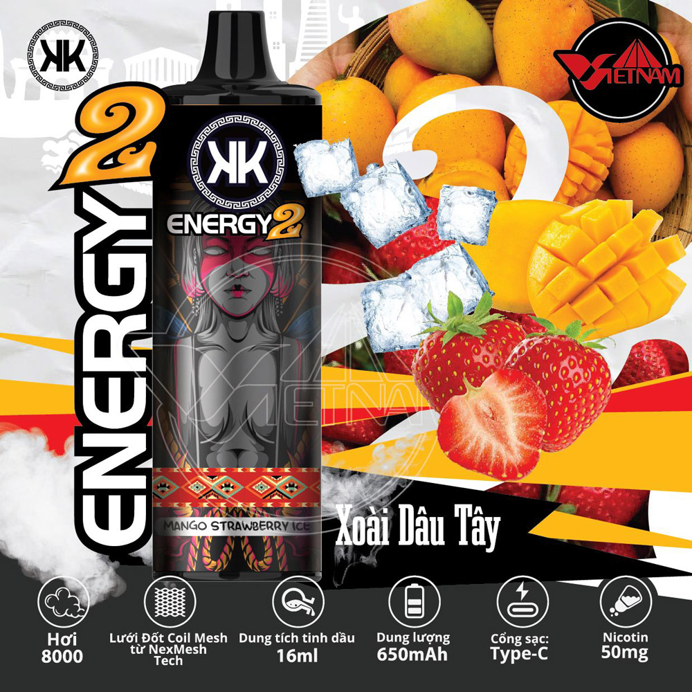 energy 8000 hơi mango