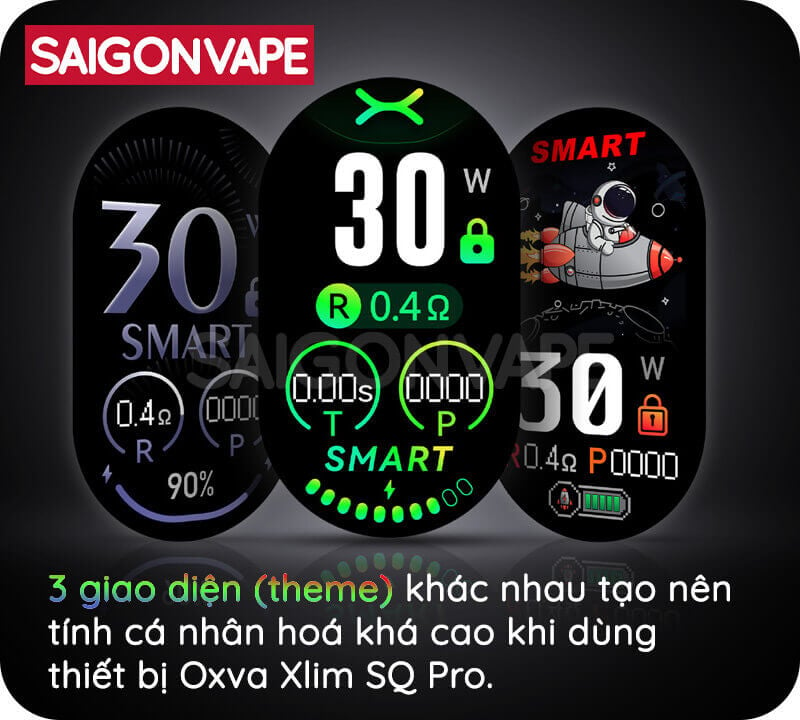 Pod Oxva Xlim SQ Pro co 3 theme giao dien