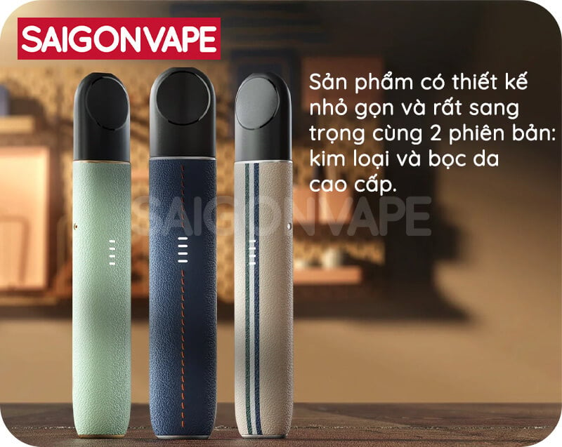 Pod RELX Artisan co thiet ke sang trong dang cap